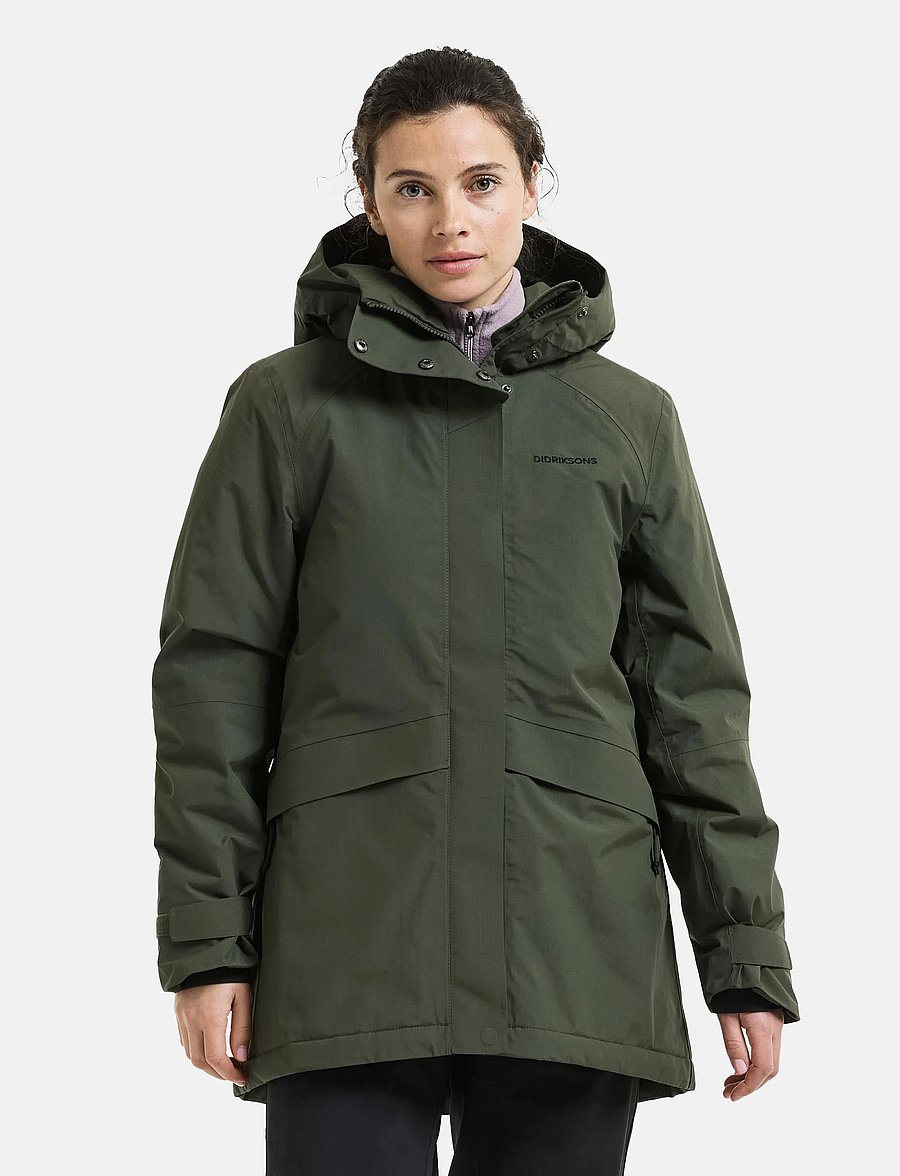Didriksons - Essa Jacket - sulejoped ja voodriga joped - deep green - 0