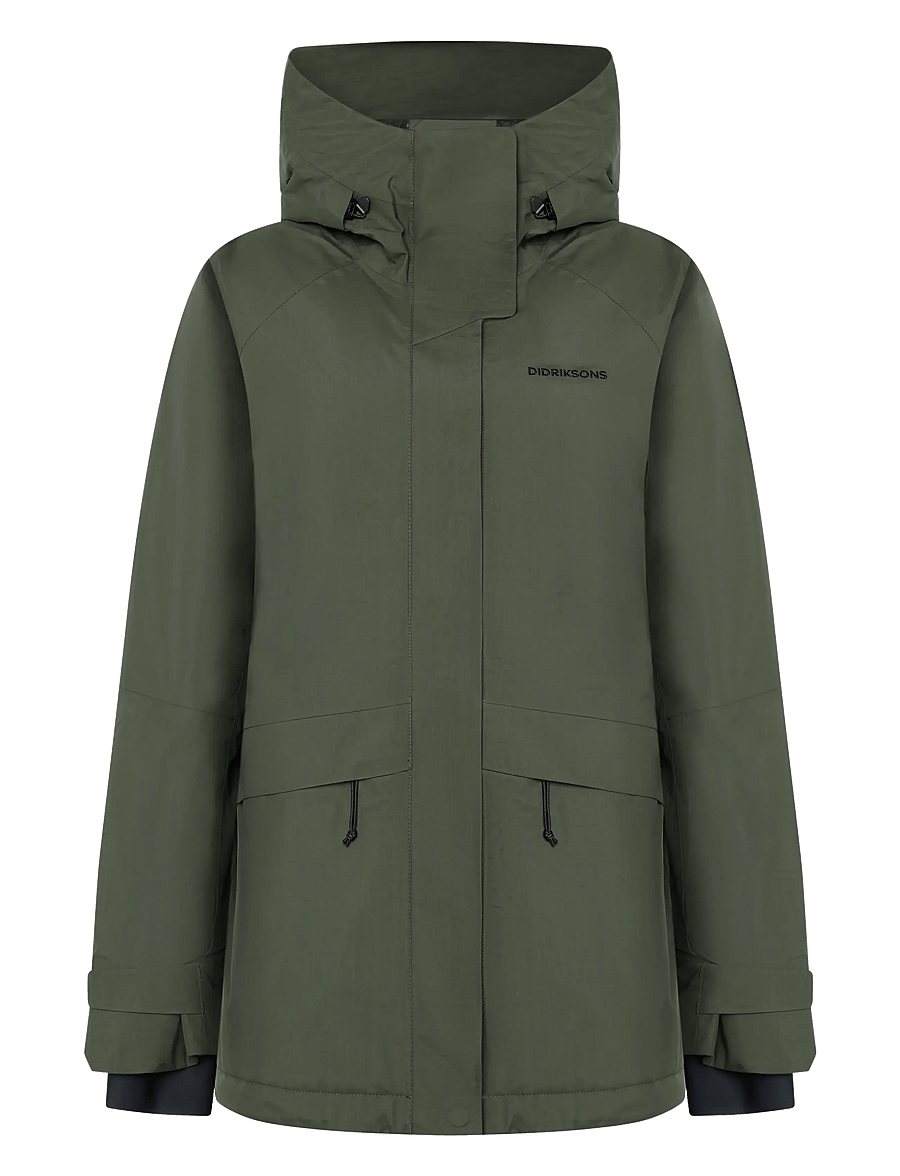 Didriksons - Essa Jacket - sulejoped ja voodriga joped - deep green - 3