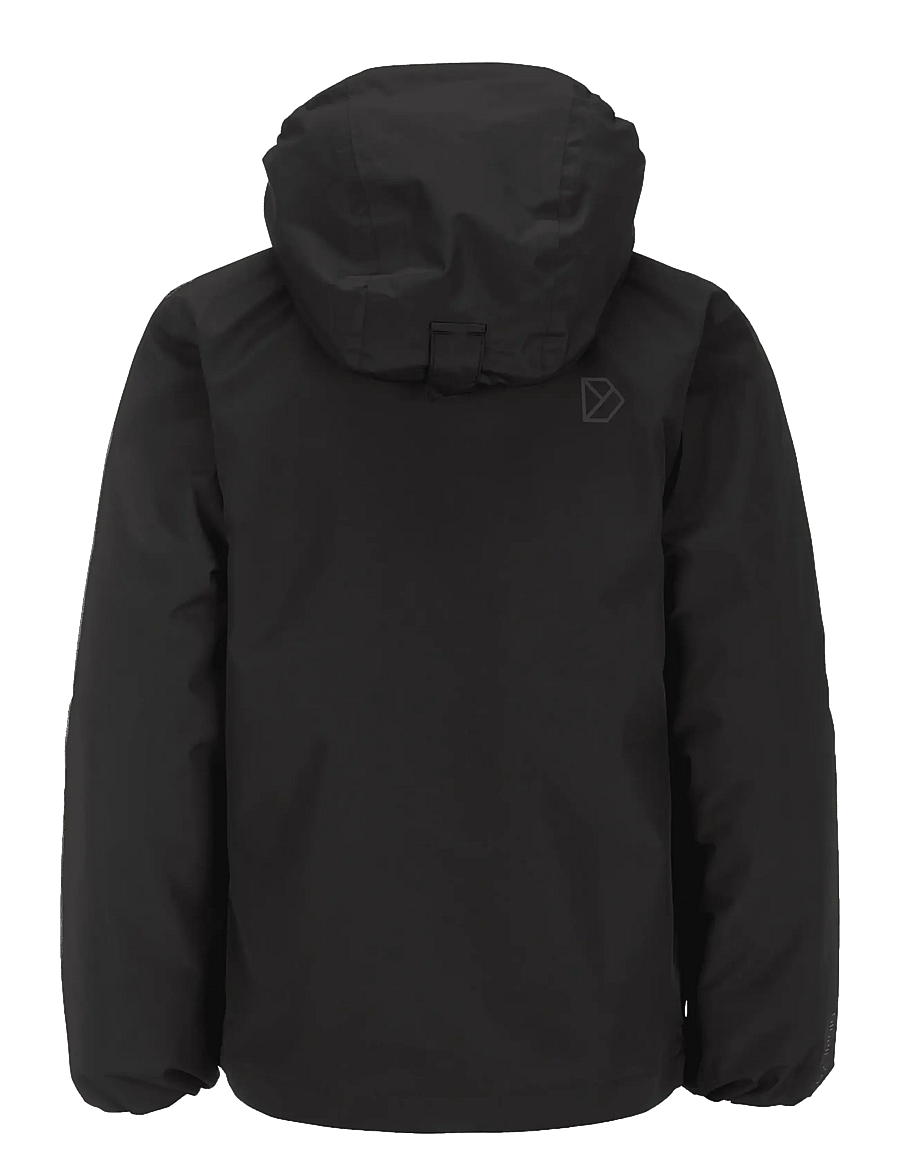 Didriksons - Volt Kids' Jacket - shell- & regnjakker - black - 1