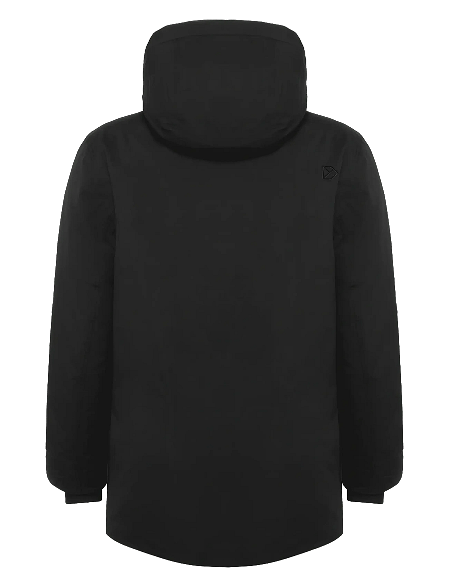 Didriksons - Akilles Parka - parka coats - black - 2