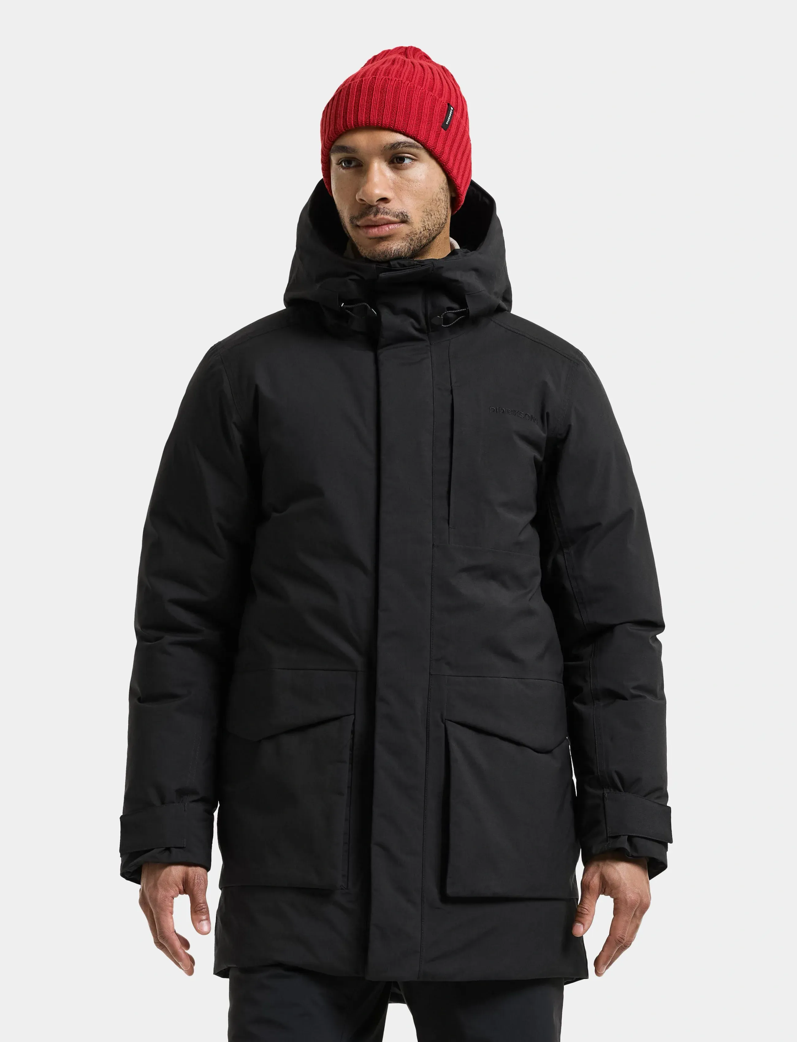 Didriksons Akilles Parka - Outerwear - BLACK / black