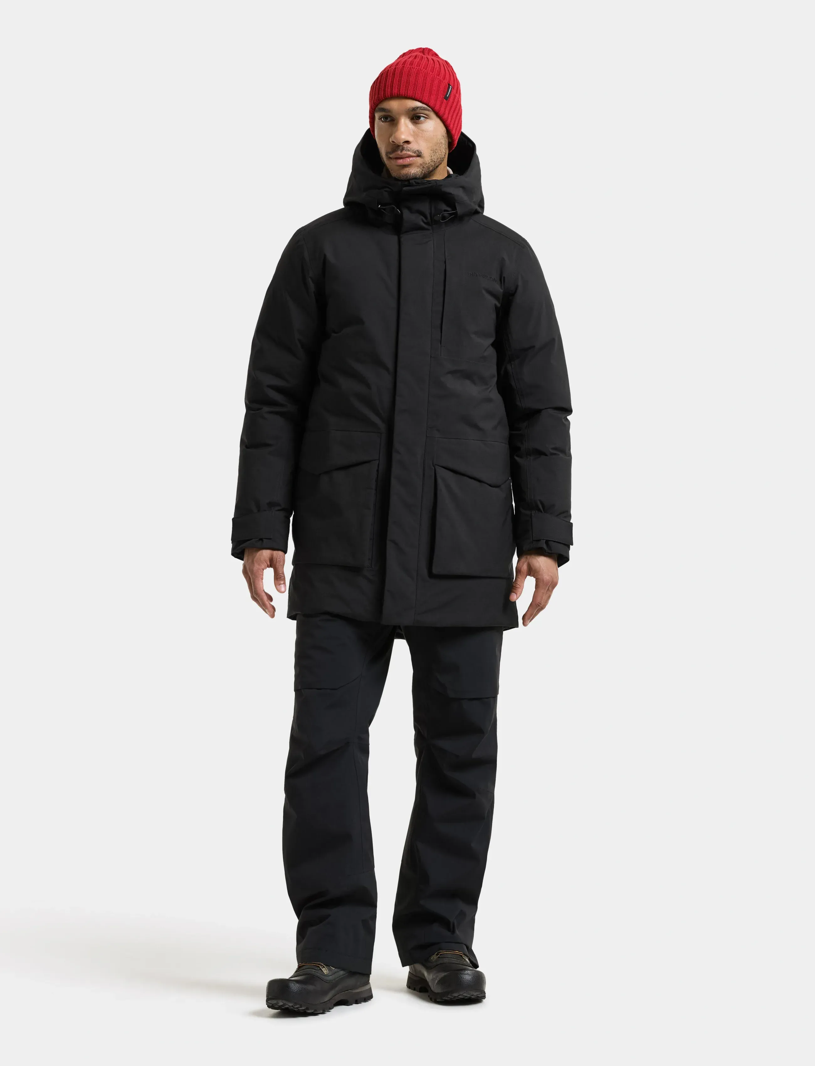 Didriksons - Akilles Parka - parka coats - black - 3