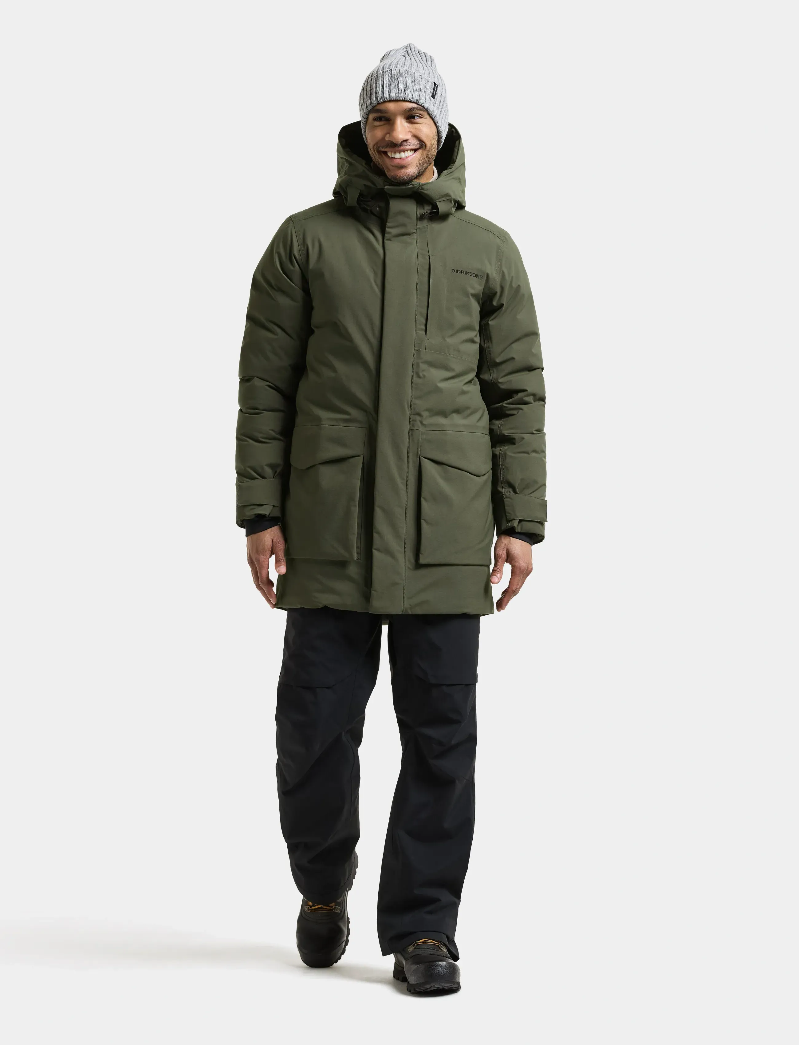 Didriksons - Akilles Parka - parka coats - deep green - 3