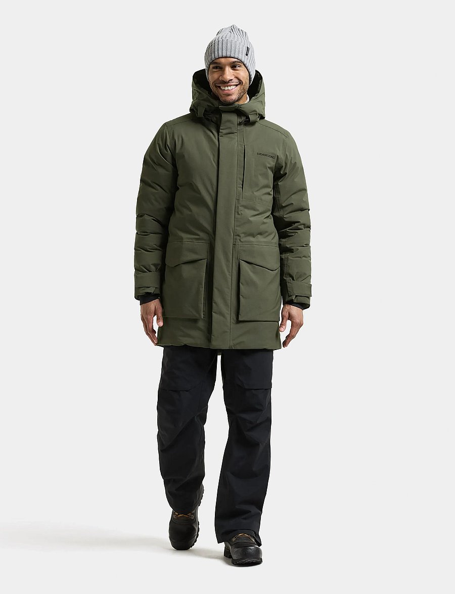 Didriksons - Akilles Parka - parka coats - deep green - 3