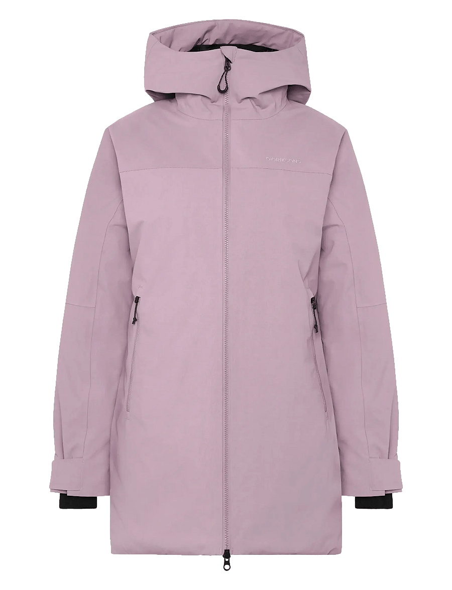 Didriksons - Marget Parka - parkasjackor - lilac haze - 1