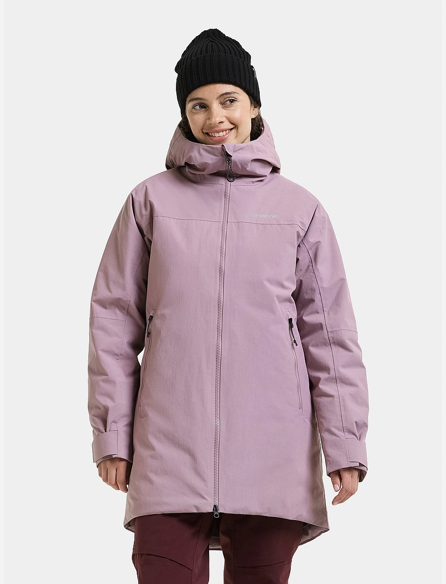 Didriksons - Marget Parka - parkasjackor - lilac haze - 0