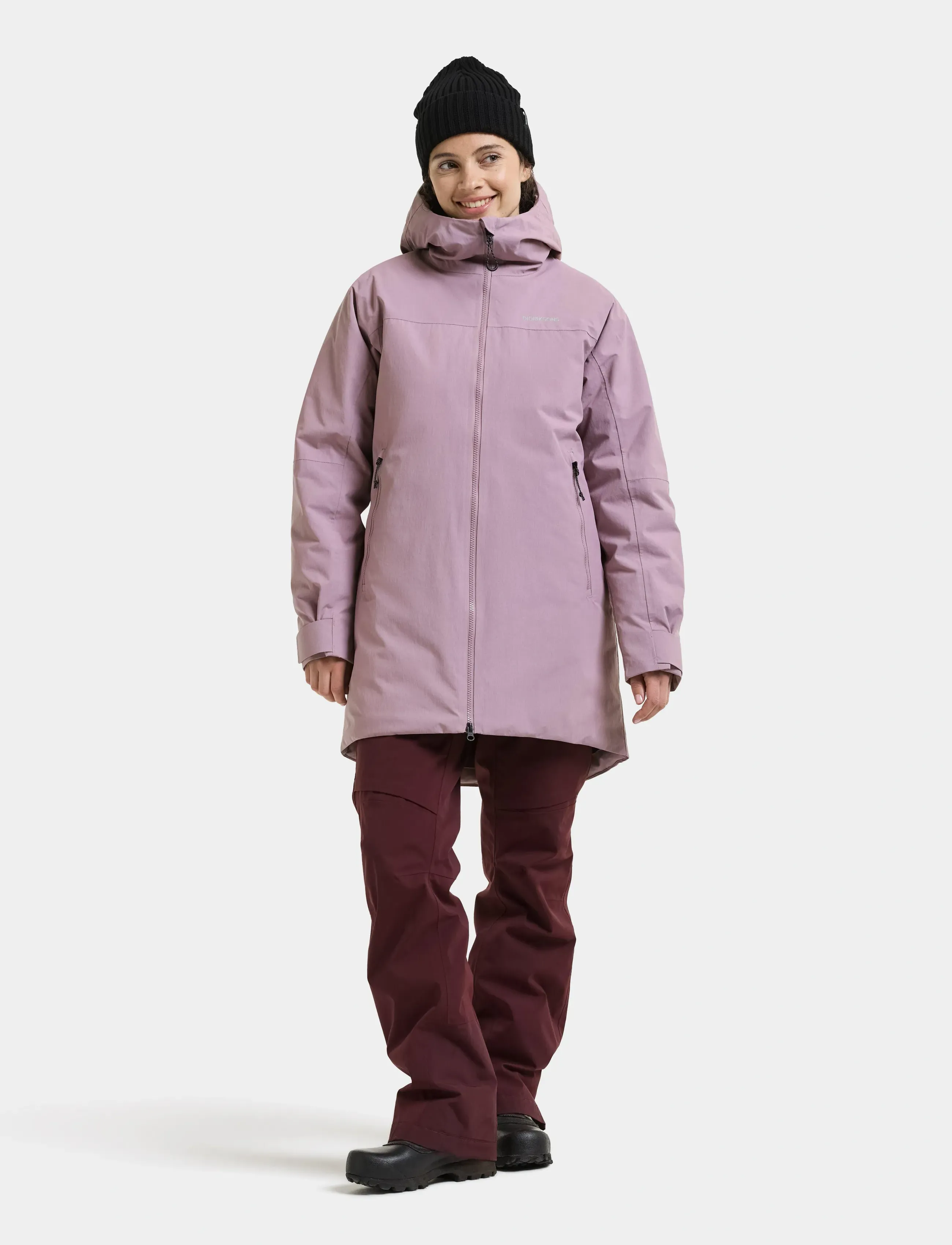 Didriksons - Marget Parka - parkasjackor - lilac haze - 3