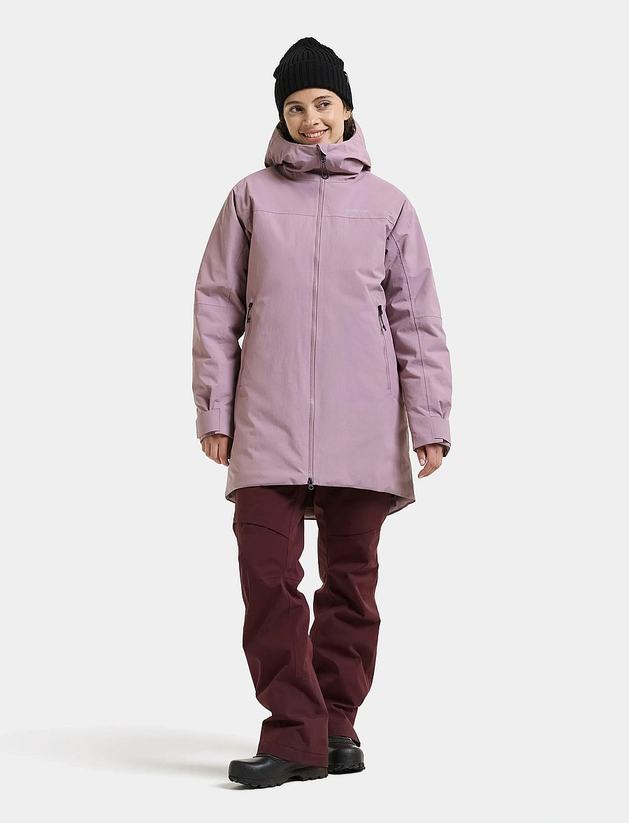 Didriksons - Marget Parka - parkasjackor - lilac haze - 3