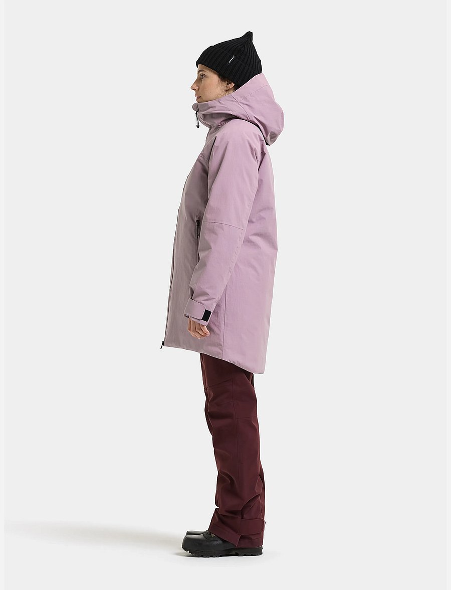 Didriksons - Marget Parka - parkasjackor - lilac haze - 4