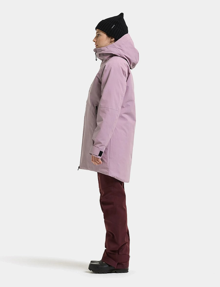 Didriksons - Marget Parka - parkasjackor - lilac haze - 5