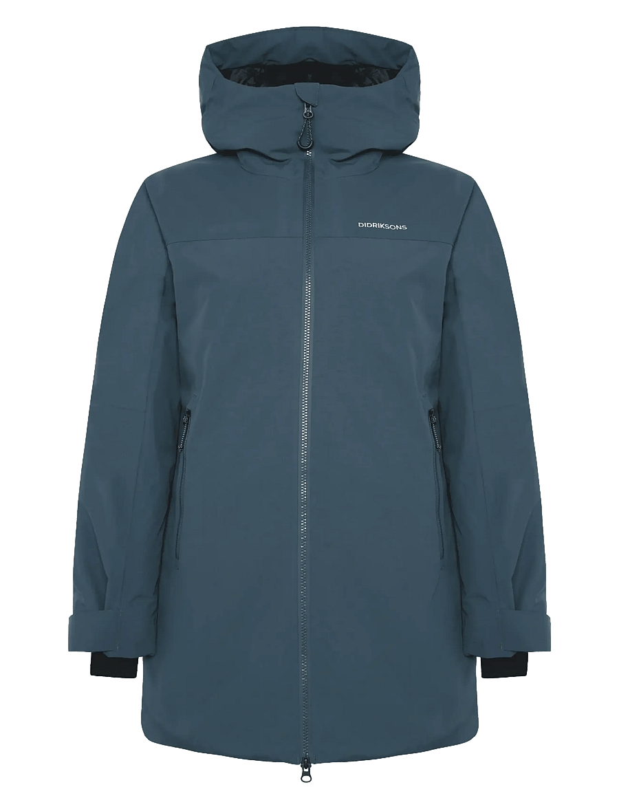 Didriksons - Marget Parka - jakker - sleepy blue - 0