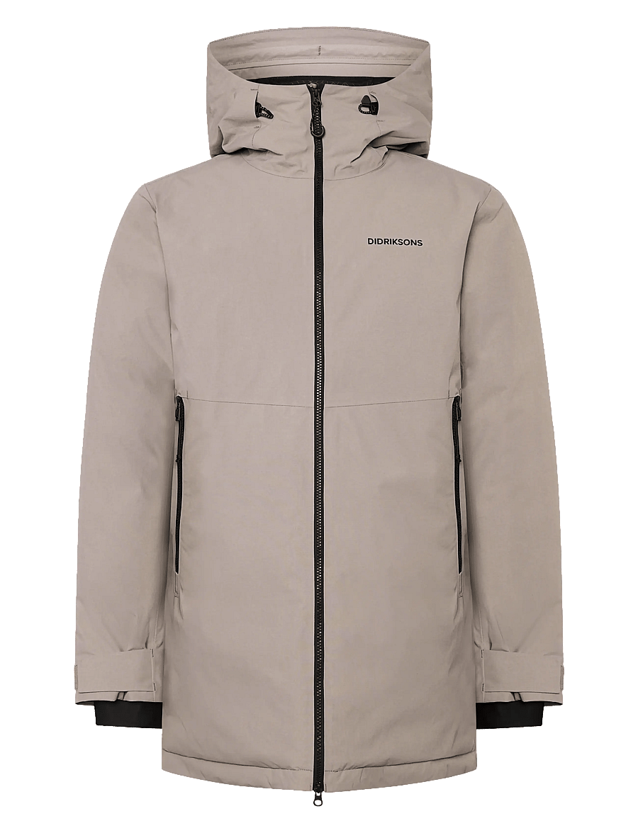 Didriksons - Tempest Parka - parkas - ash brown - 1