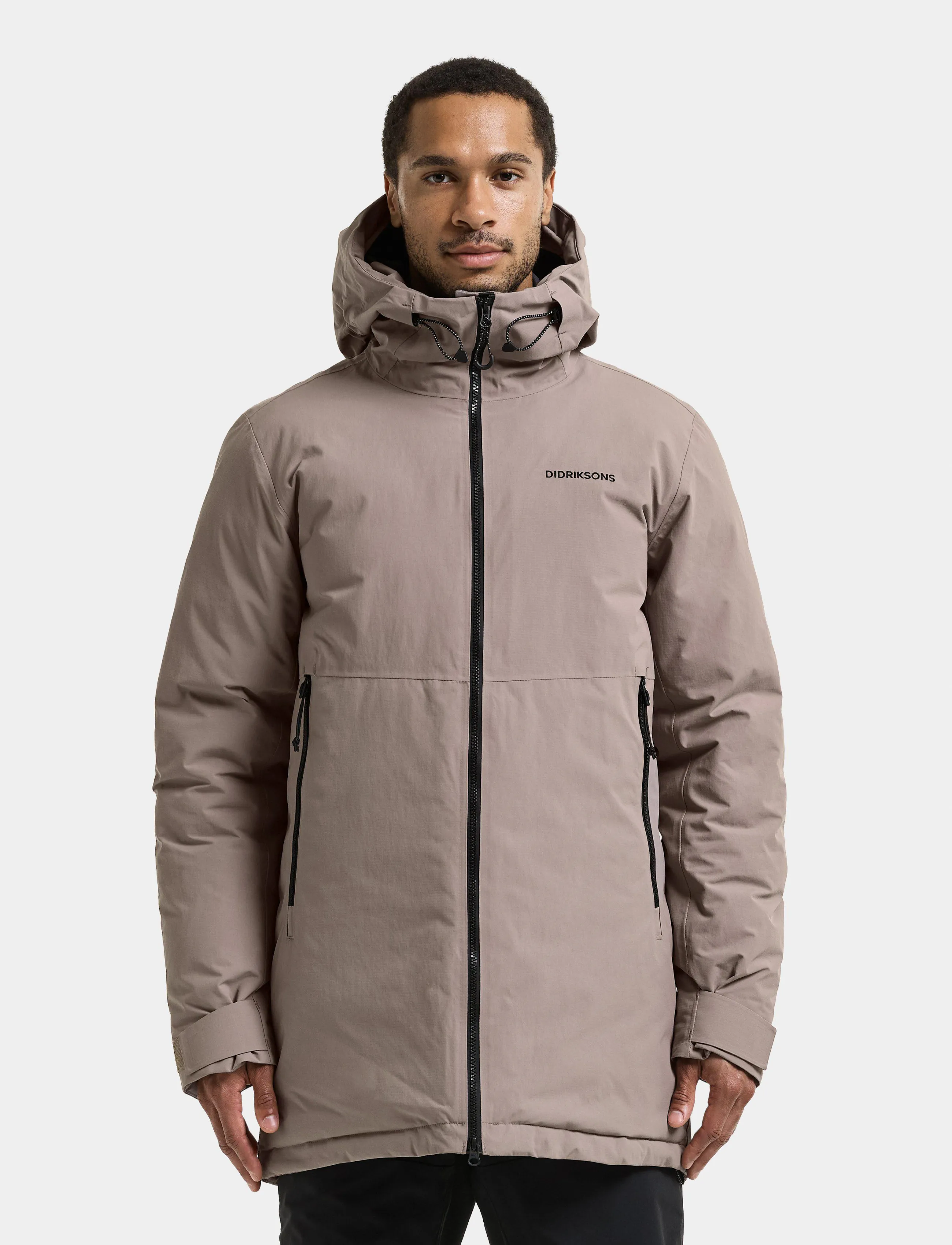 Didriksons Tempest Parka - Jacken & Mäntel - ASH BROWN / beige