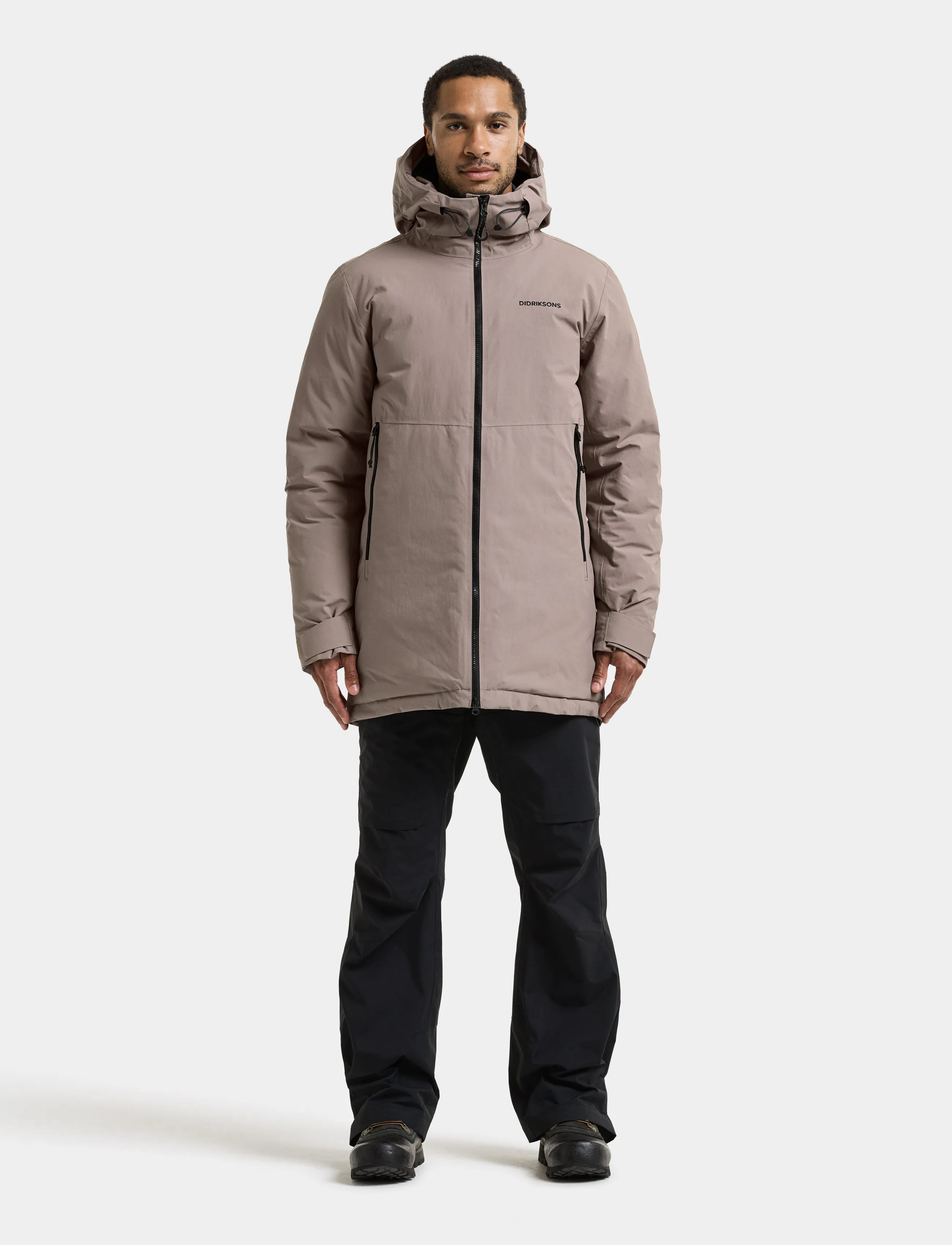 Didriksons - Tempest Parka - parkas - ash brown - 3