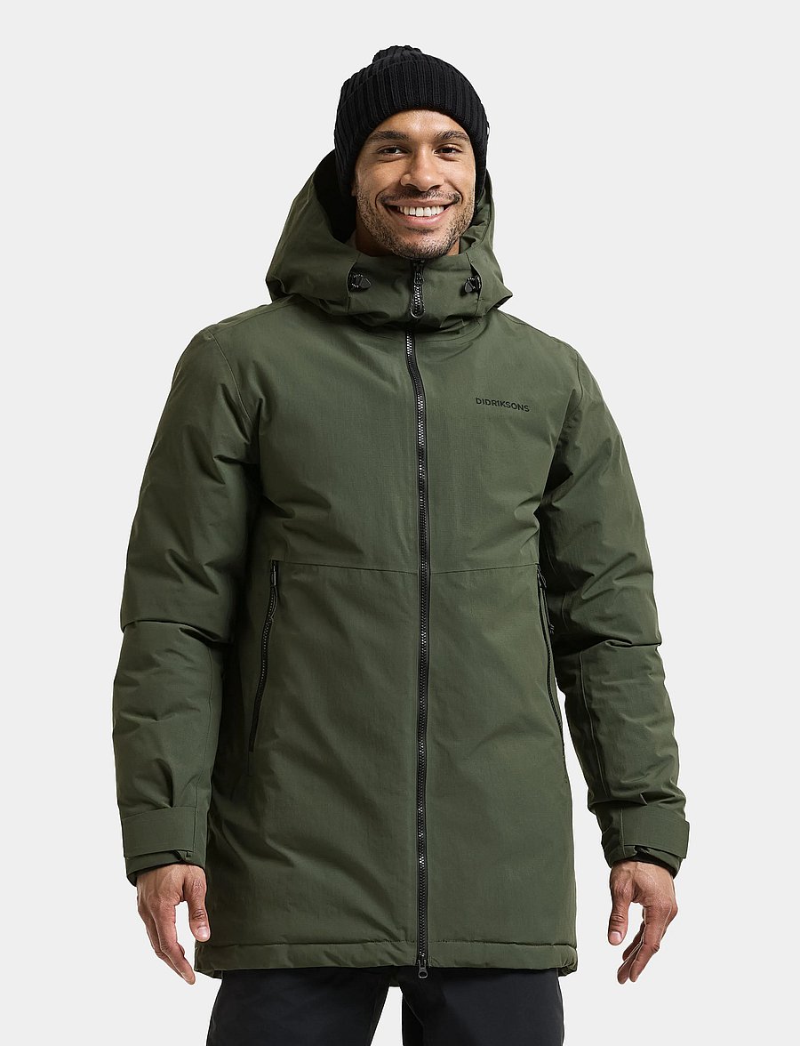 Didriksons - Tempest Parka - parkas - deep green - 0