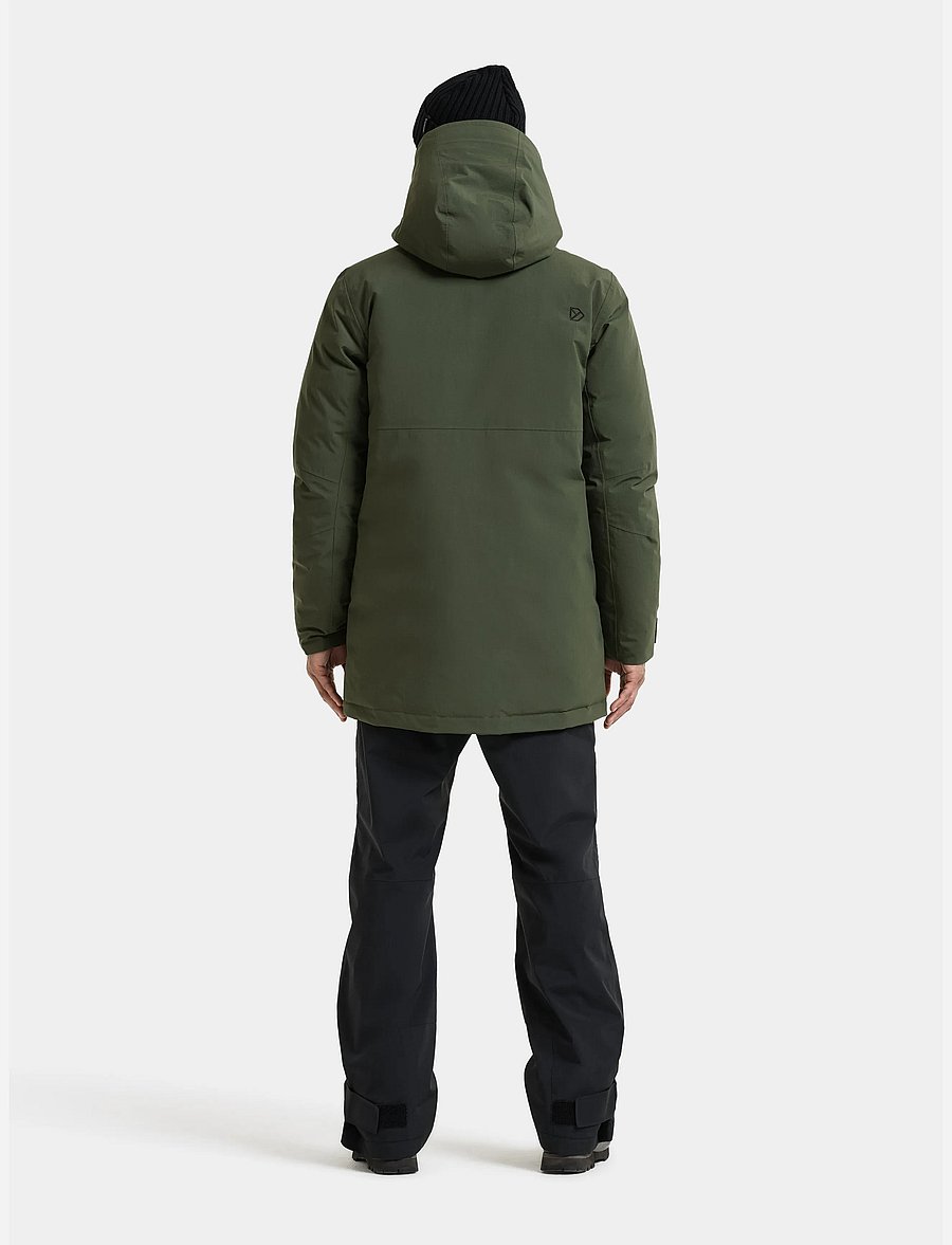 Didriksons - Tempest Parka - parkas - deep green - 4