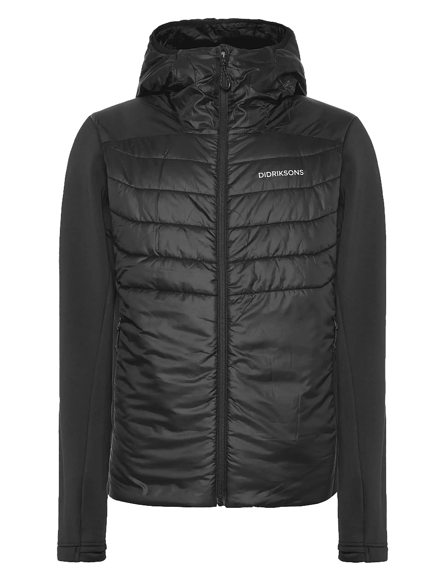 Didriksons - Field Hybrid Jacket - hybridjackor - black - 1