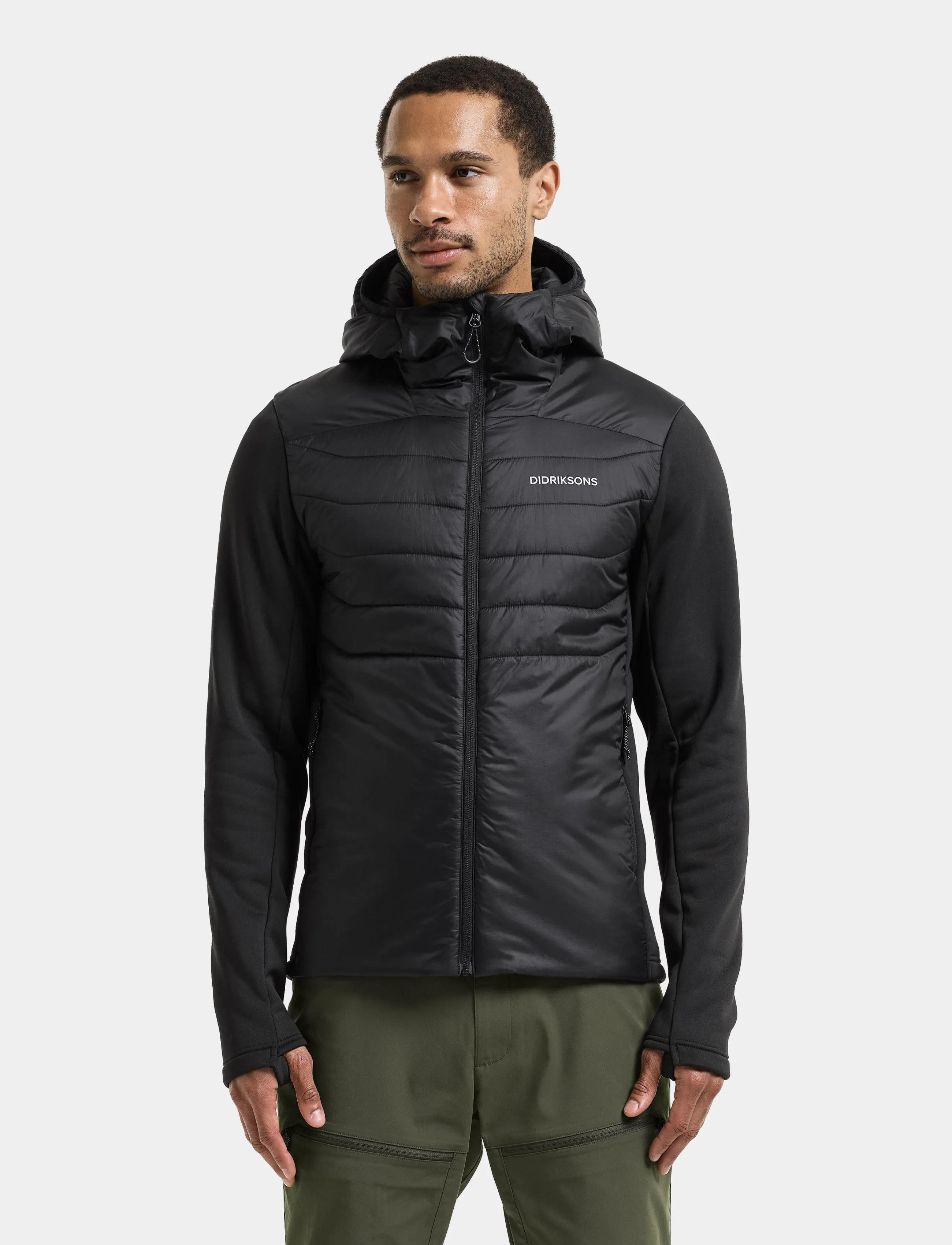 Didriksons Field Hybrid Jacket - Streetstyle - BLACK / black