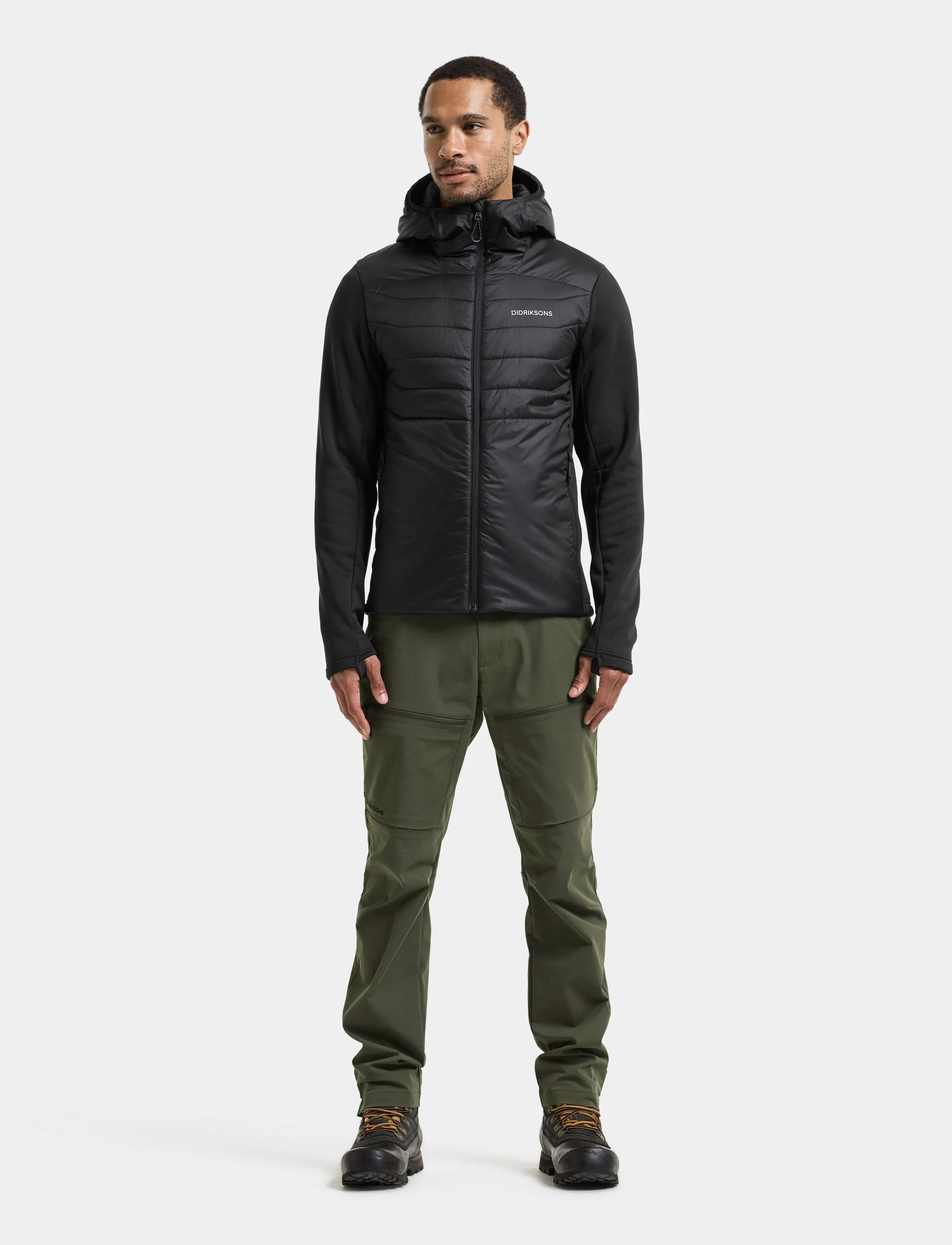 Didriksons - Field Hybrid Jacket - hybridjackor - black - 3