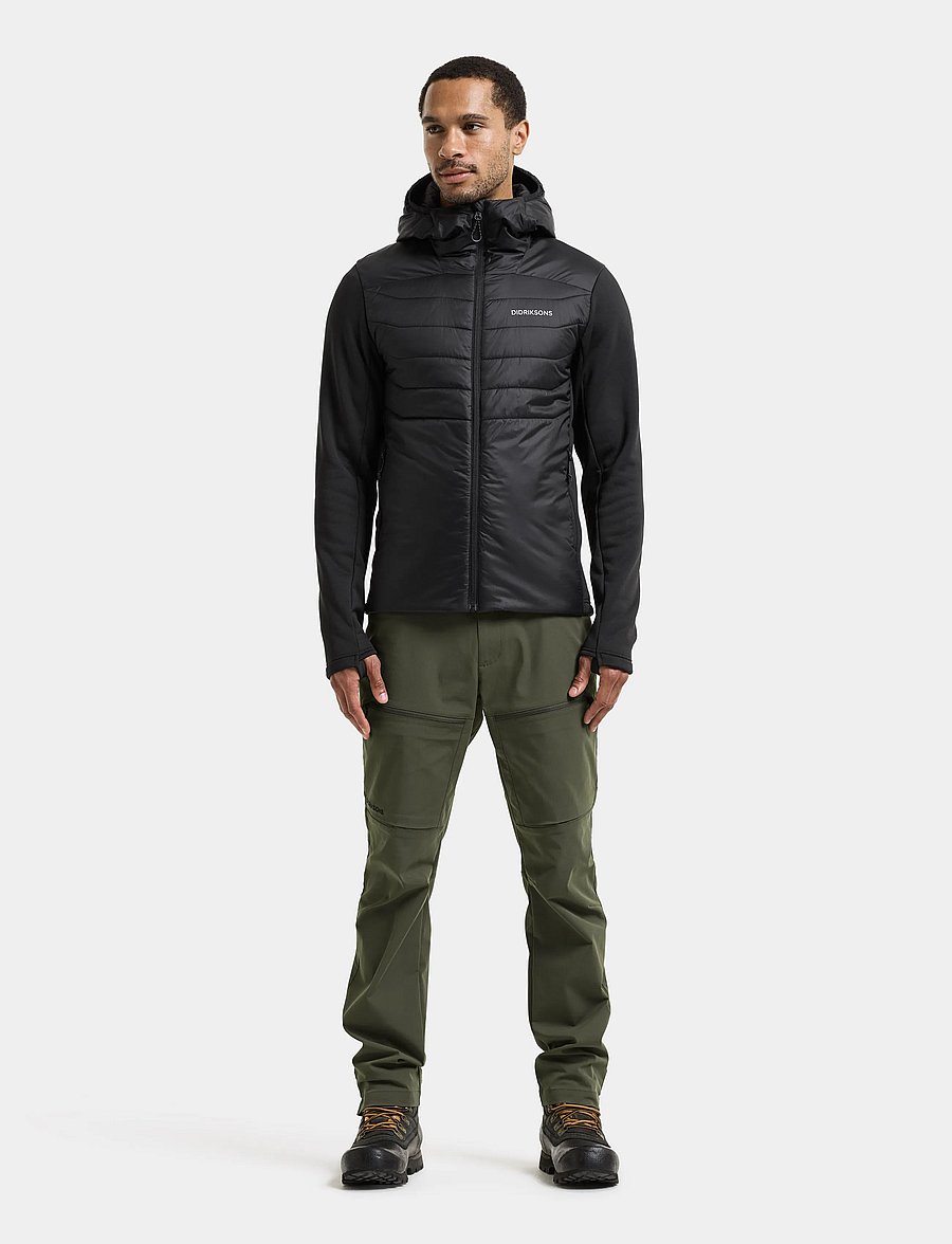 Didriksons - Field Hybrid Jacket - hybridjackor - black - 3