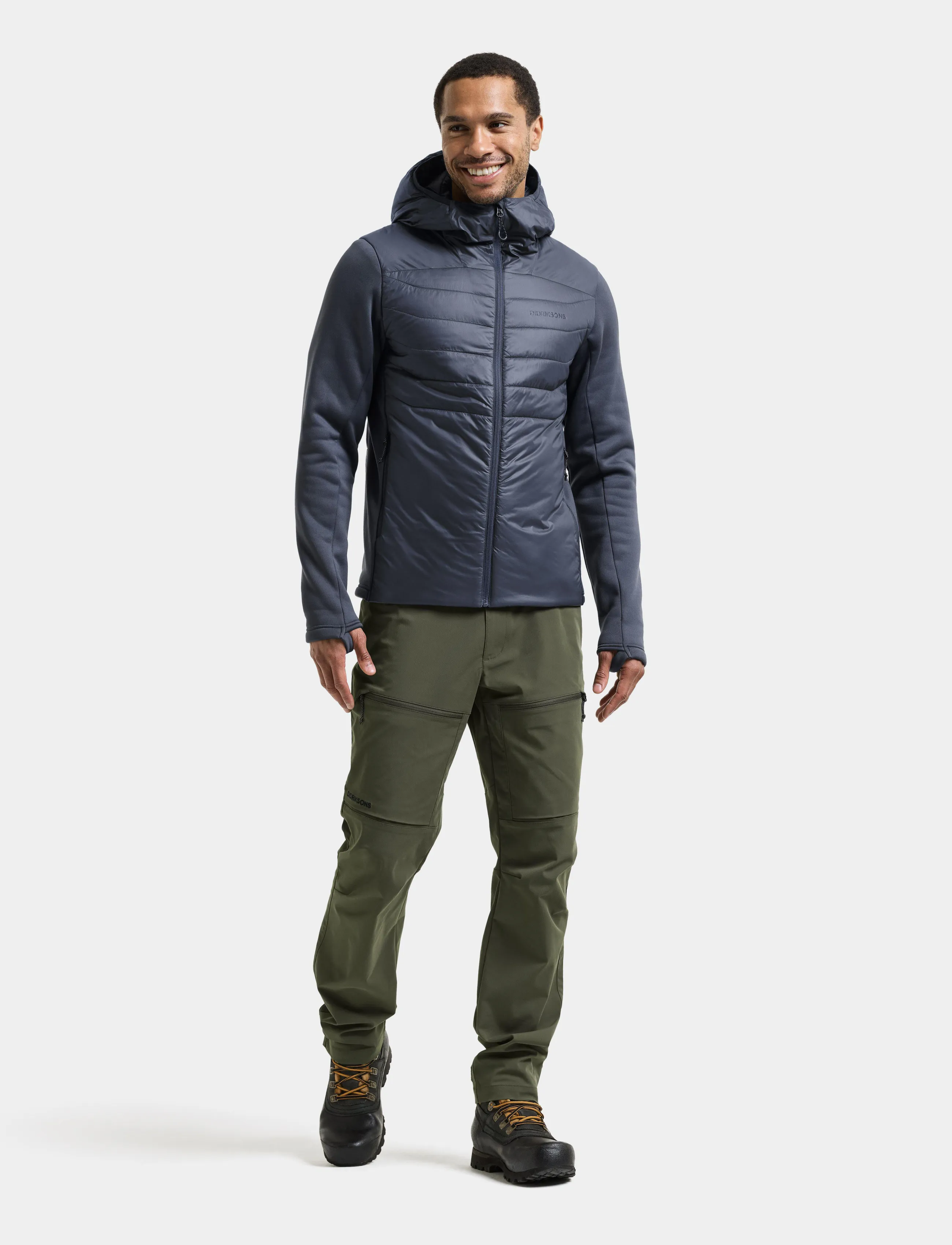 Didriksons - Field Hybrid Jacket - hybrid-jacken - sleepy blue - 3