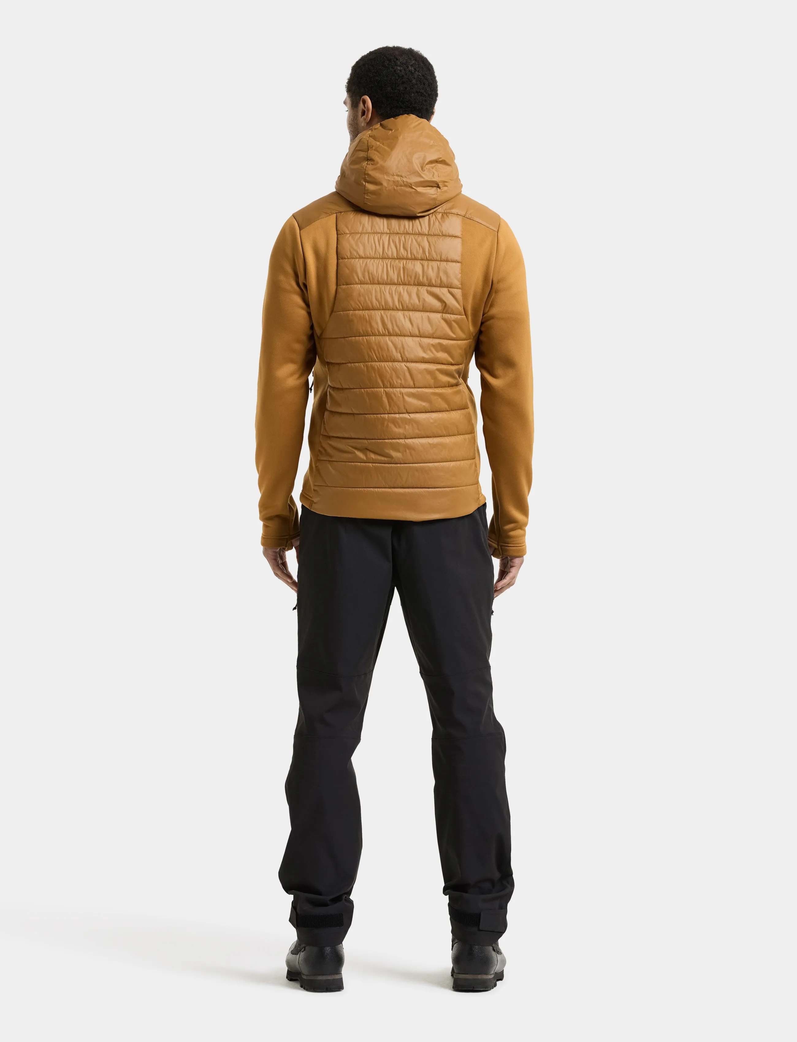 Didriksons - Field Hybrid Jacket - hybrid-jacken - spice brown - 4