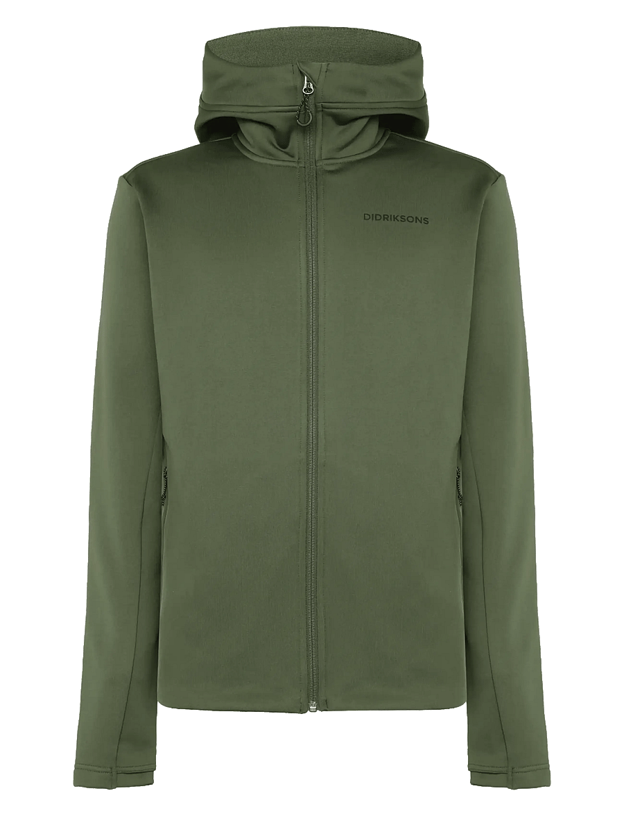 Didriksons - Field Full-Zip - sportjacken - deep green - 1