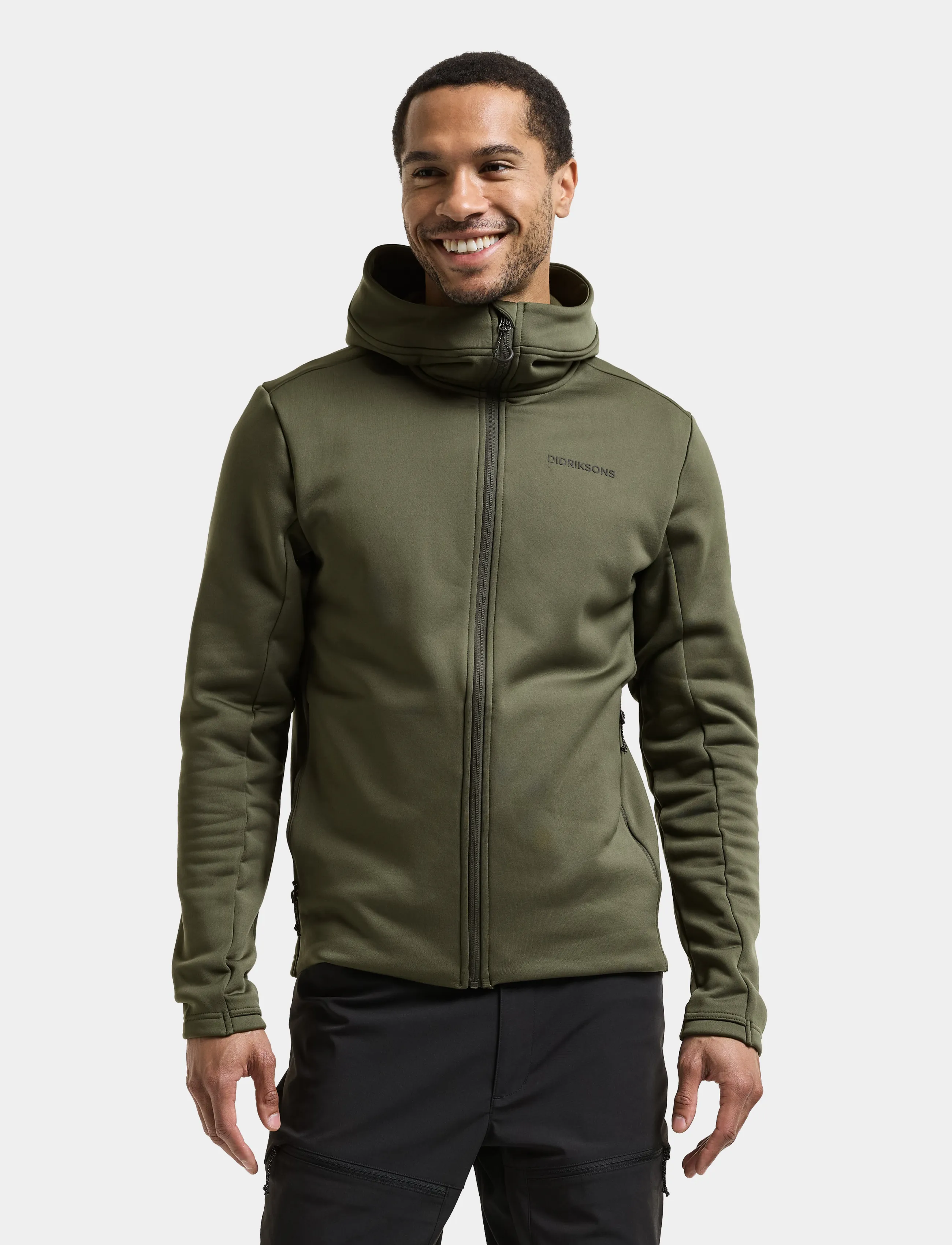 Didriksons Field Full-Zip, XXL, Sport Jackets, Grün - Training Männerswear