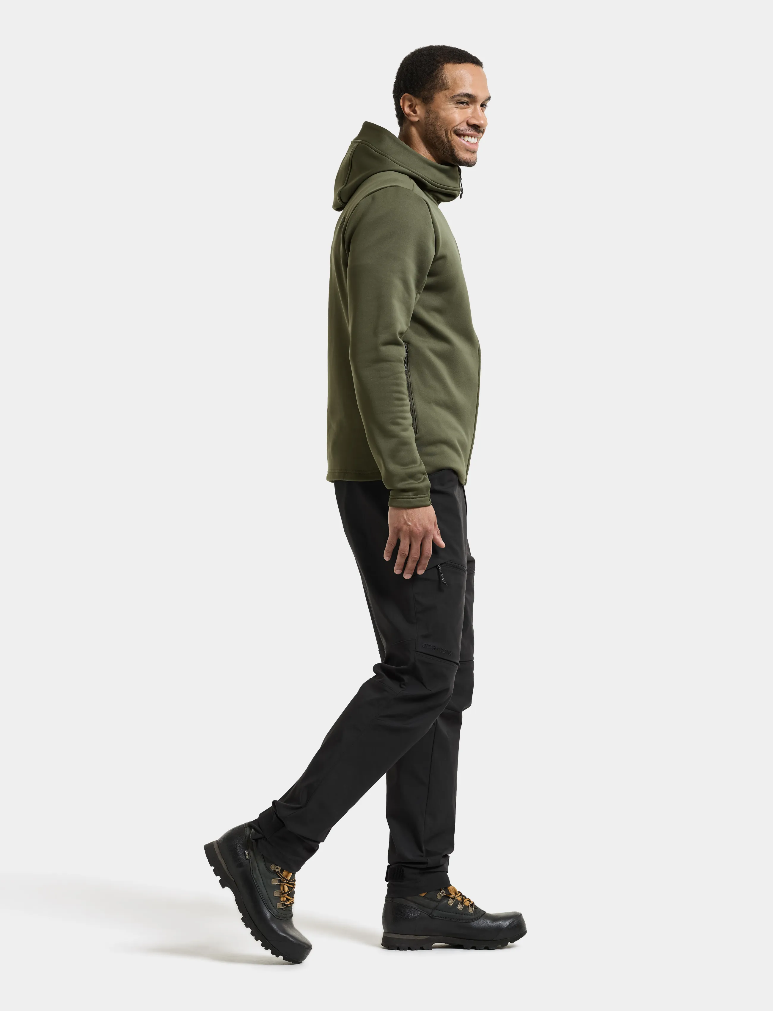 Didriksons - Field Full-Zip - sportjacken - deep green - 5