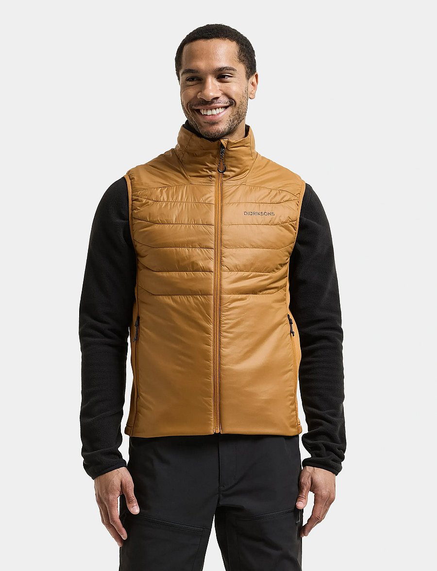 Didriksons - Field Vest - outdoor - spice brown - 0