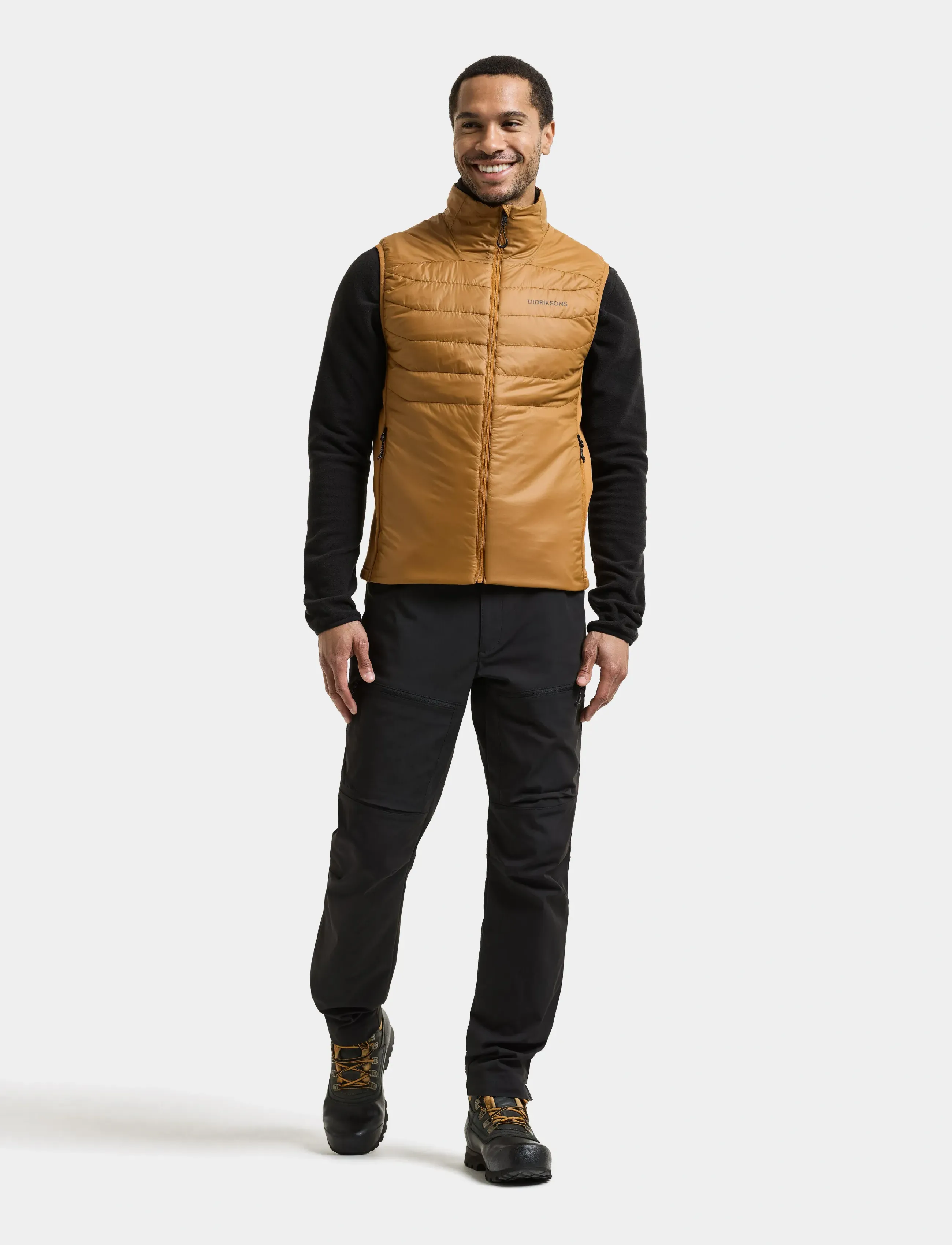Didriksons - Field Vest - outdoor - spice brown - 3