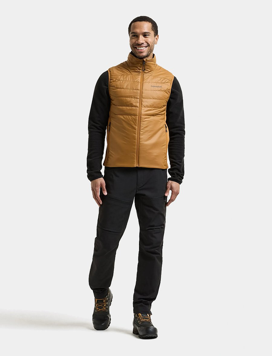 Didriksons - Field Vest - outdoor - spice brown - 3