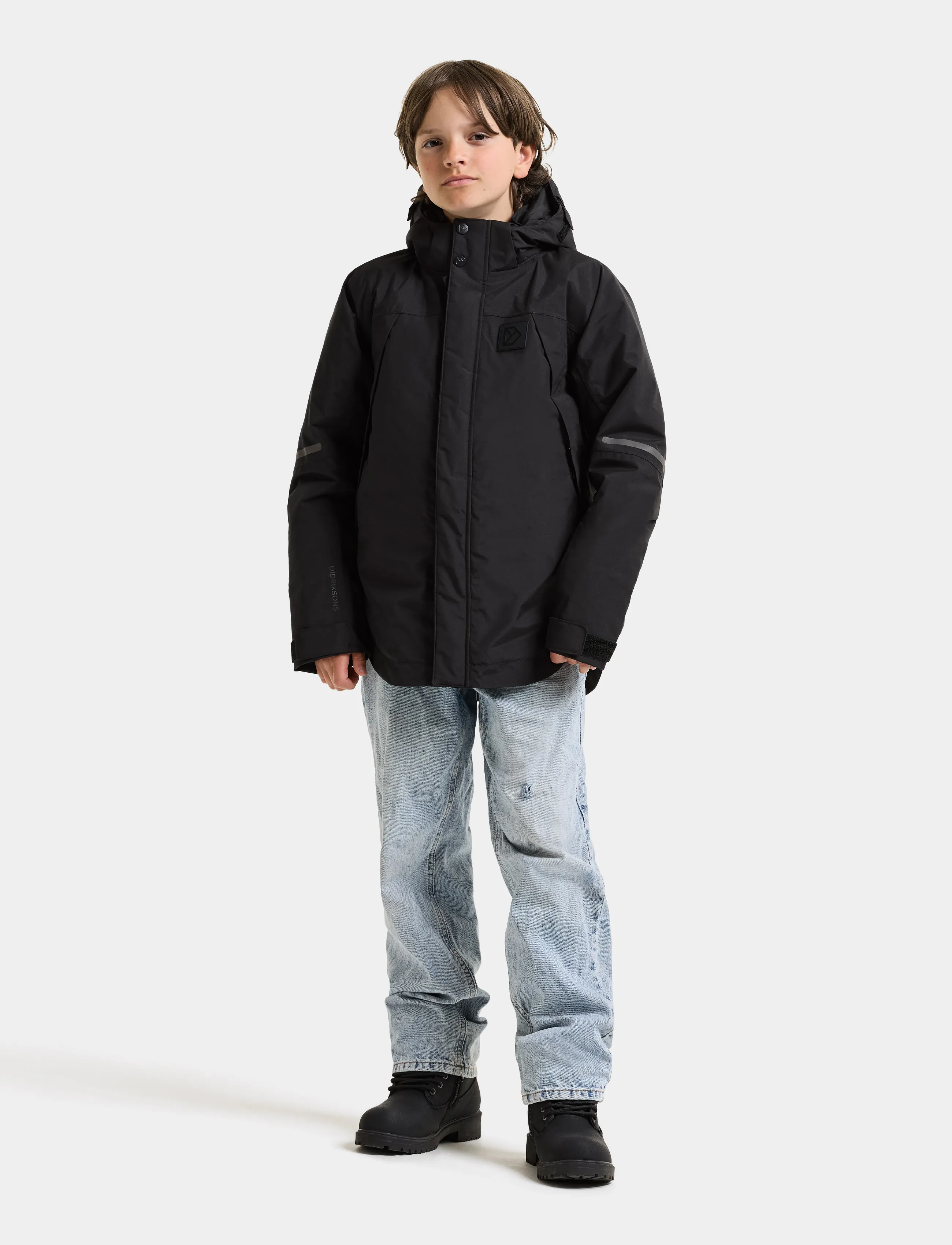 Didriksons - Zirra Kids' Jacket - black - 4