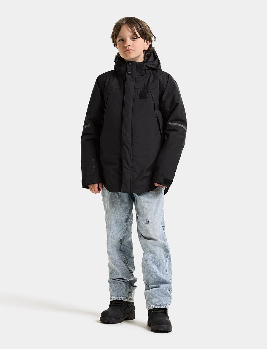 Didriksons - Zirra Kids' Jacket - black - 4