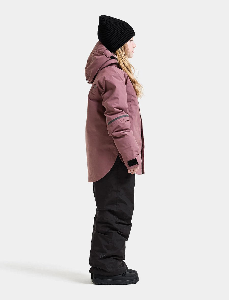 Didriksons - Zirra Kids' Jacket - isolerede jakker - dulse pink - 4