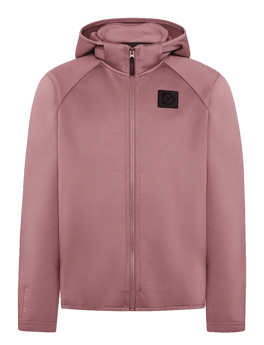 Didriksons - Zonit Kids' Full-Zip - kapuzenpullover - dulse pink - 1