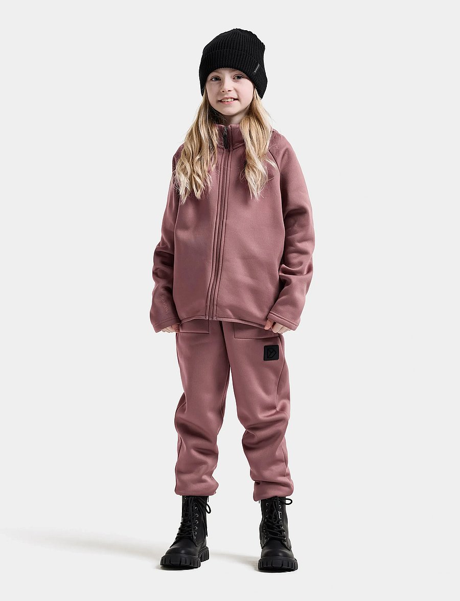 Didriksons - Zonit Kids' Full-Zip - kapuzenpullover - dulse pink - 3