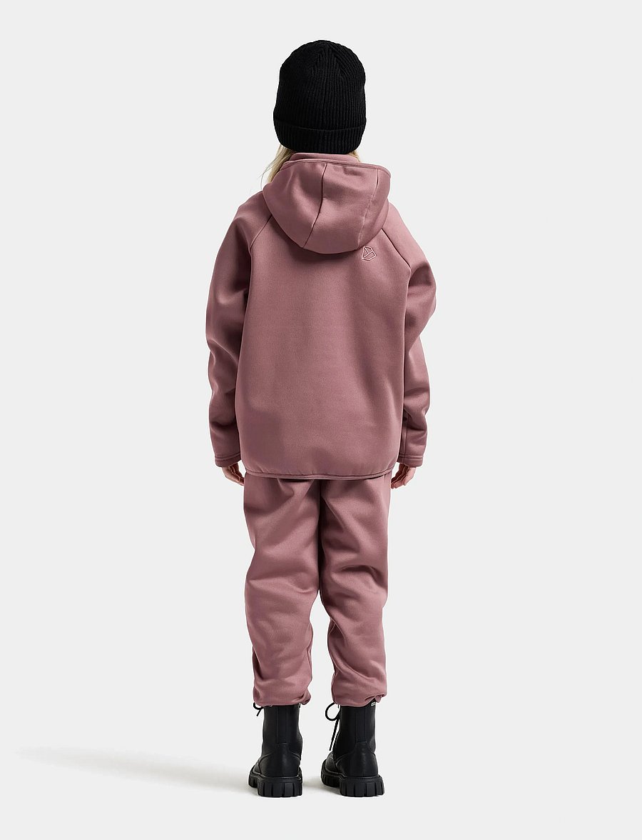 Didriksons - Zonit Kids' Full-Zip - kapuzenpullover - dulse pink - 4