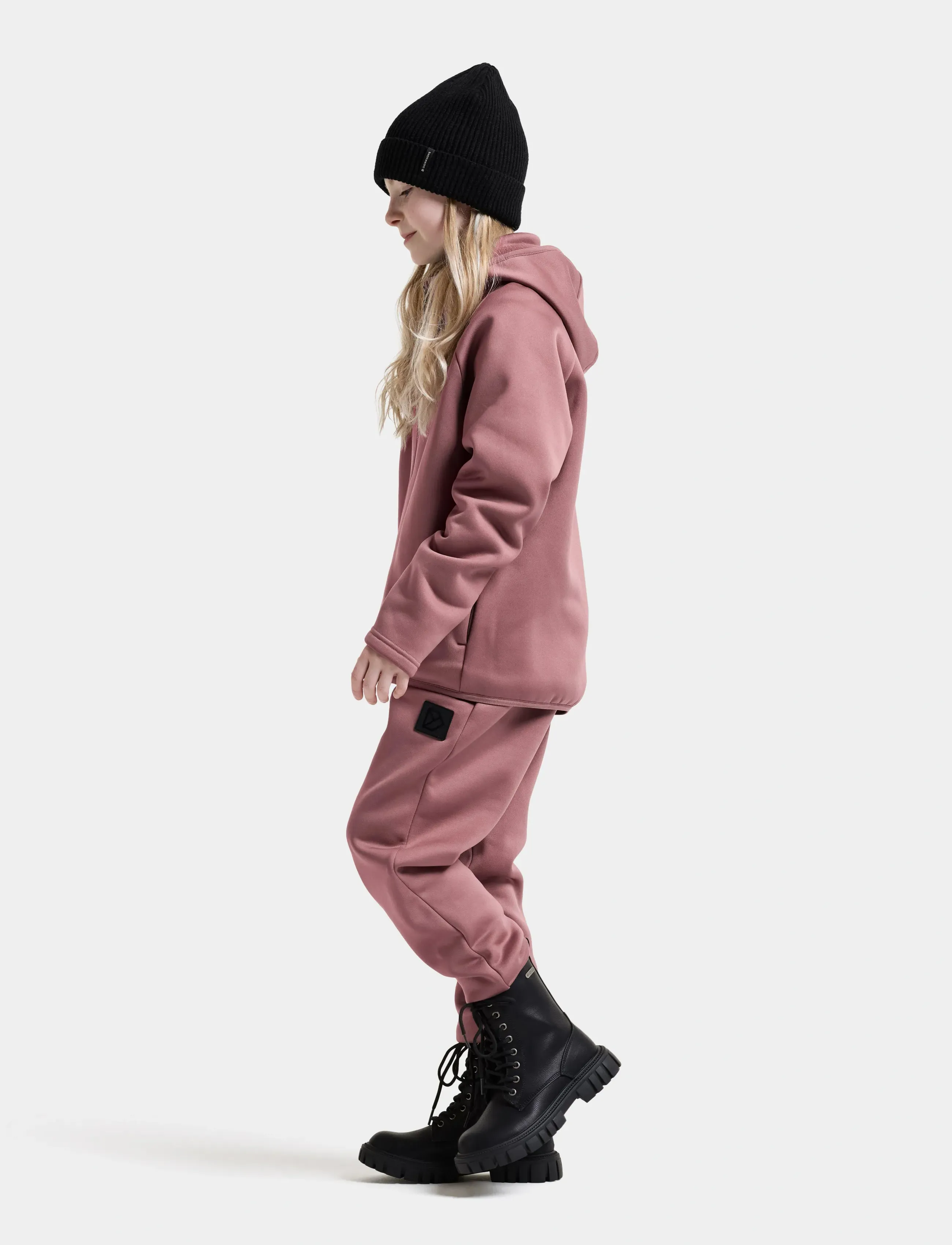 Didriksons - Zonit Kids' Full-Zip - dulse pink - 5