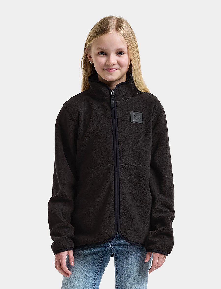 Didriksons - Rubi Kids' Full-Zip - isolierte jacken - black - 0