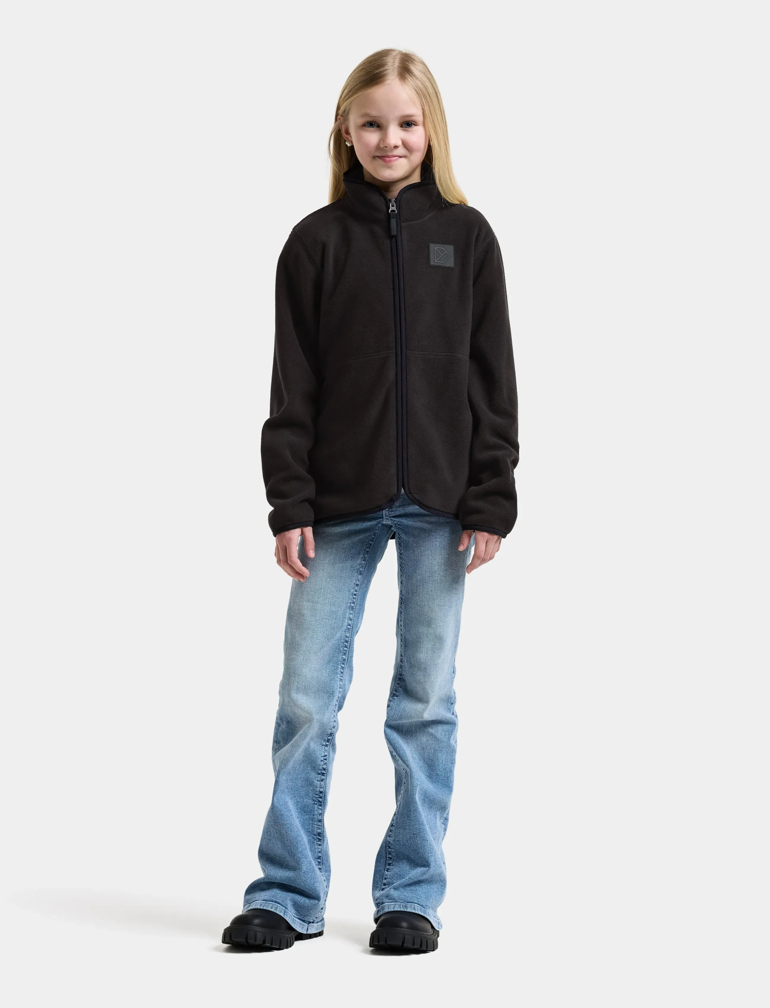 Didriksons - Rubi Kids' Full-Zip - isolierte jacken - black - 3