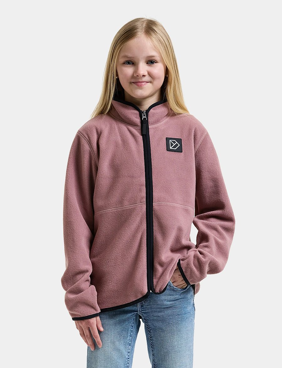 Didriksons - Rubi Kids' Full-Zip - paksud joped - dulse pink - 0