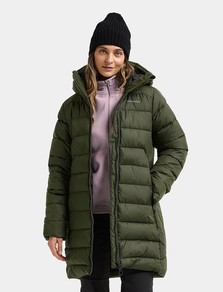 Didriksons - Tejla Parka - jakker - deep green - 0