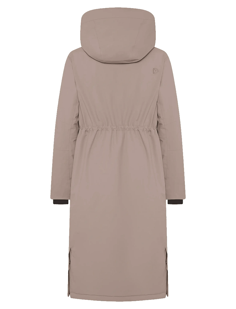 Didriksons - Neja Parka Long - vinterjakker - ash brown - 1