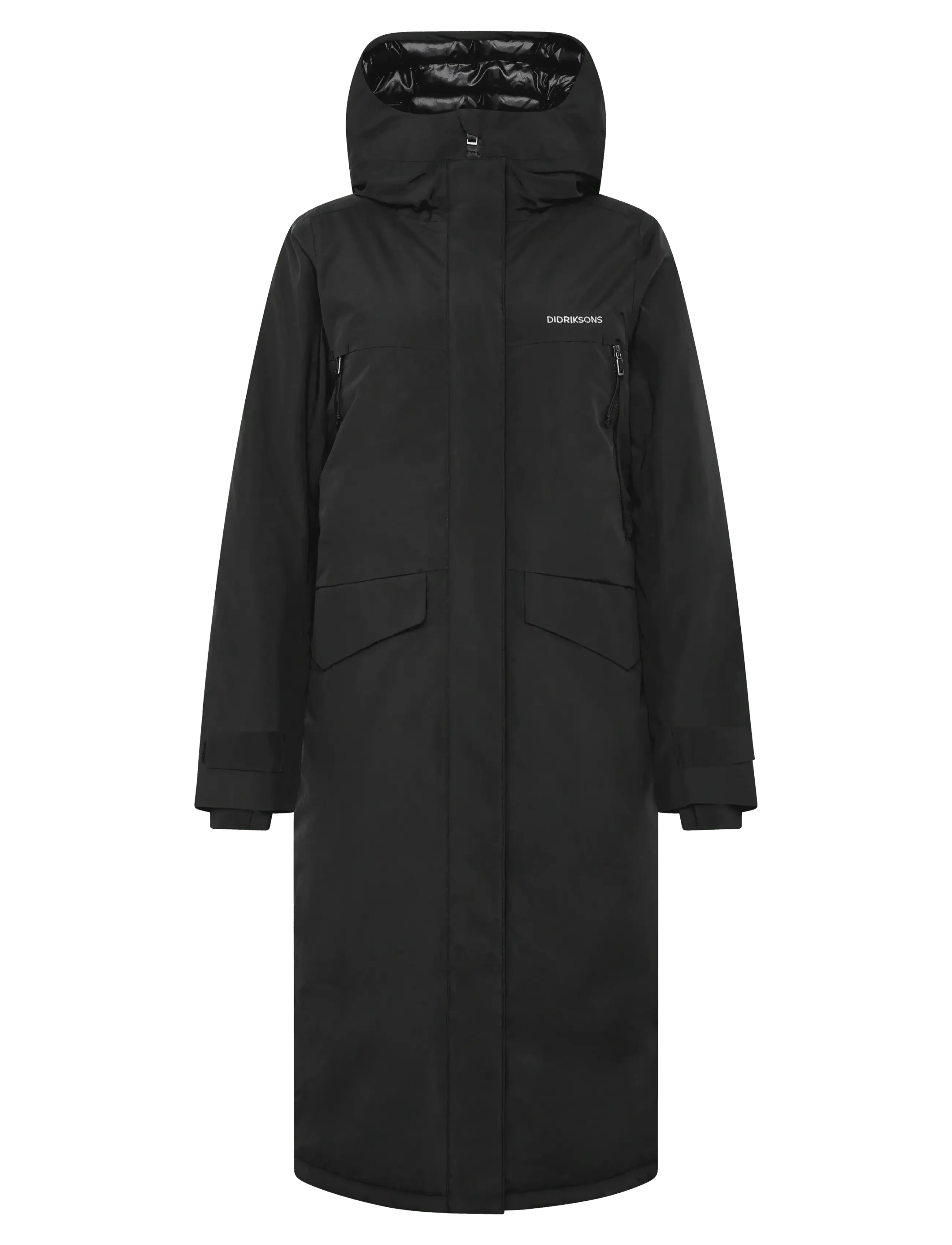 Didriksons Neja Parka Long - Parkad - BLACK / black