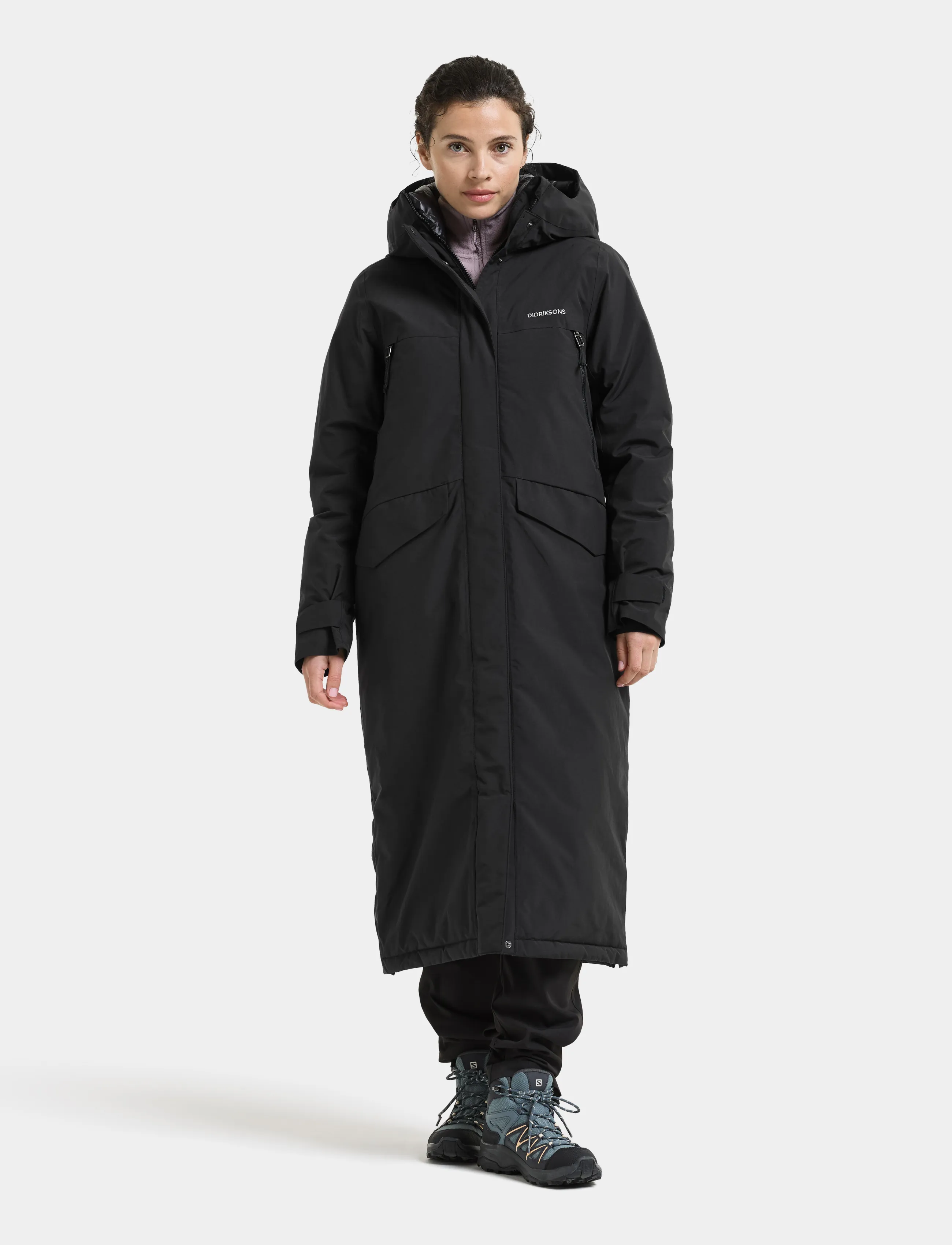 Didriksons - Neja Parka Long - black - 0