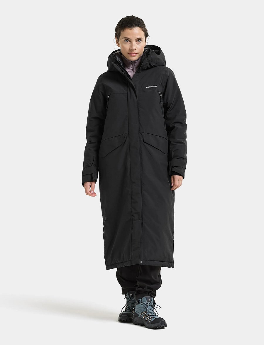 Didriksons - Neja Parka Long - black - 0
