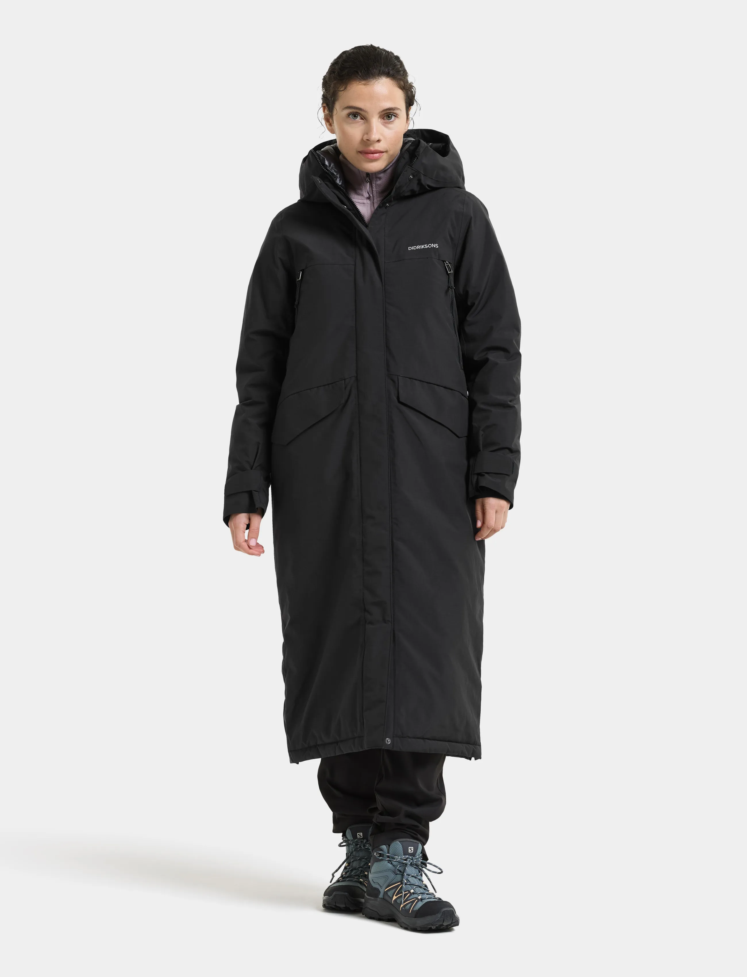 Didriksons - Neja Parka Long - black - 3
