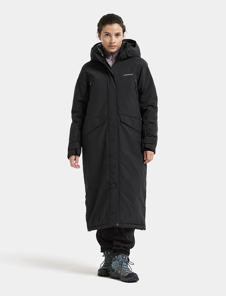 Didriksons - Neja Parka Long - black - 3