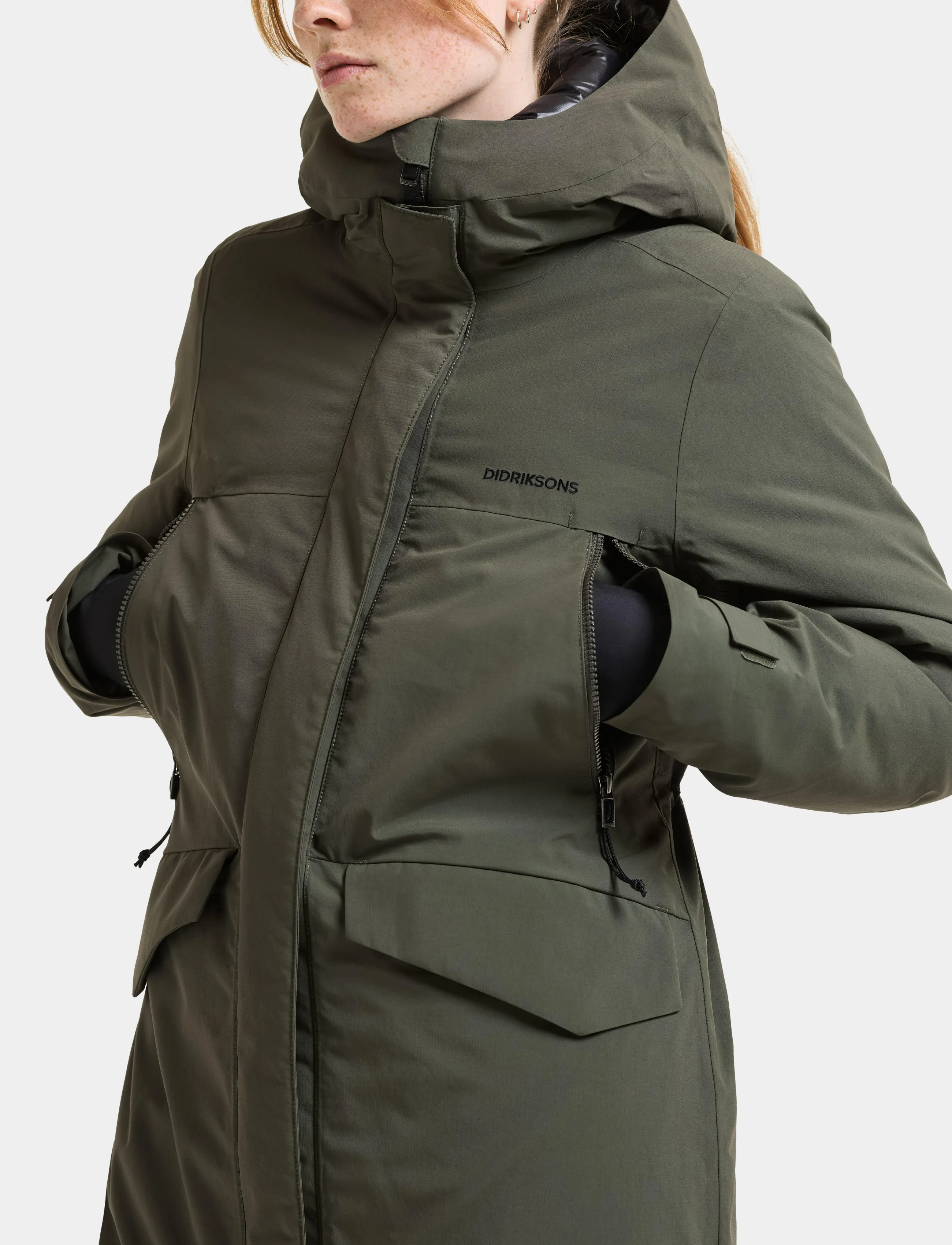 Didriksons Neja Parka Long jackor dam – bild 2